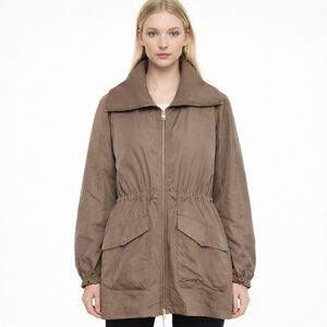 Varley Alison Jacket Taupe Stone Brown Women’s Size Medium New With Tags